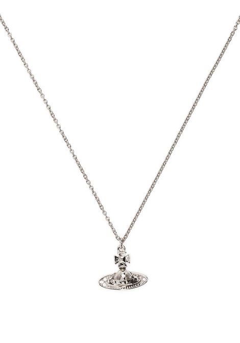 pina small bas relief pendant necklace woman platinum VIVIENNE WESTWOOD | 63020160-02P116-CNP116